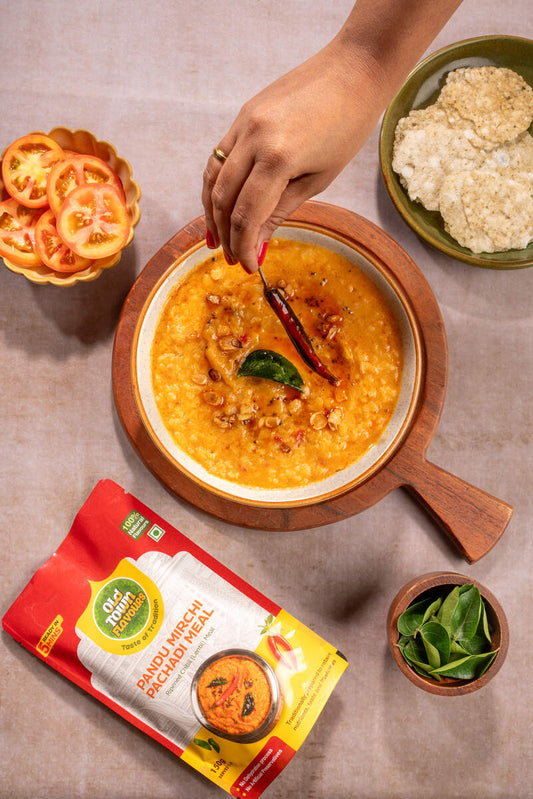 Pandu Mirchi Pachadi Meal