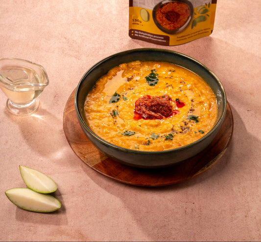 Pappu Avakai Annam (Spicy Andhra Daal Rice)