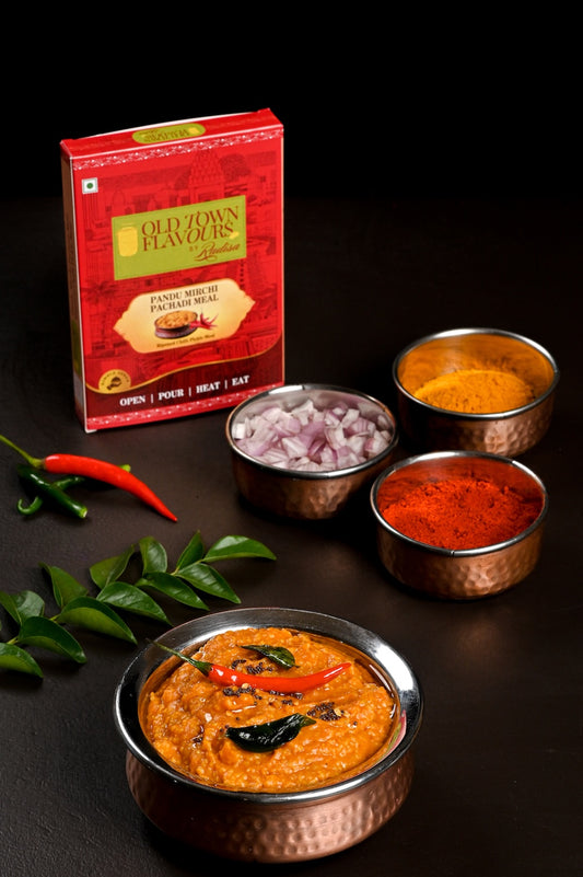 Pandu Mirchi Pachadi Meal