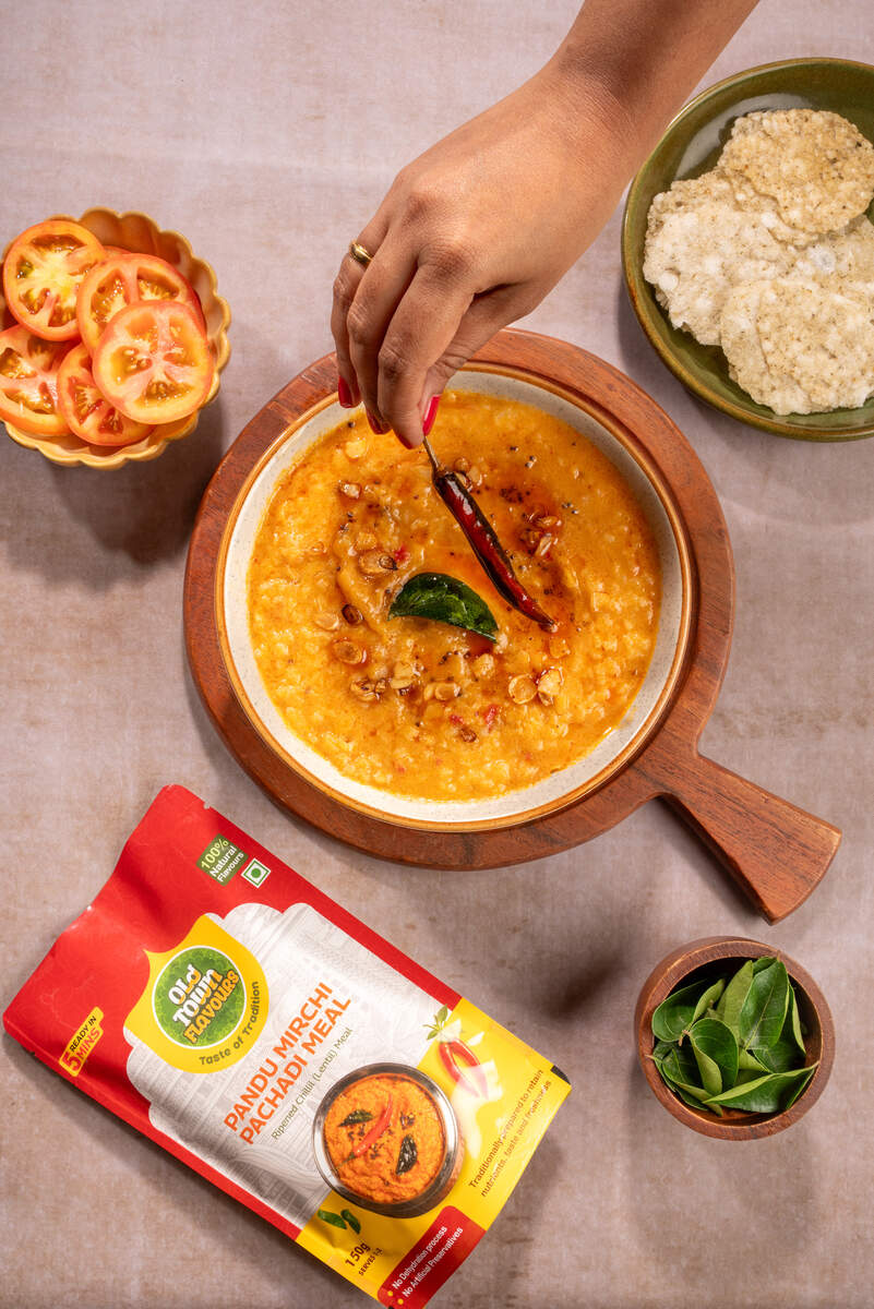 Pandu Mirchi Pachadi Meal