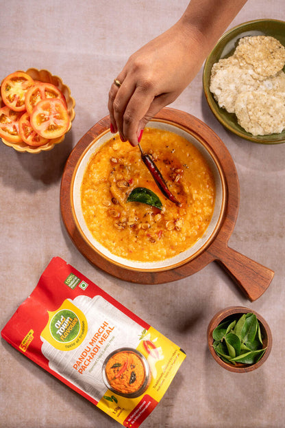Pandu Mirchi Pachadi Meal