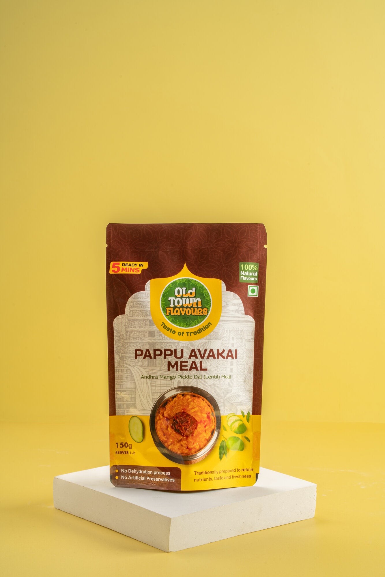 Pappu Avakai Annam (Spicy Andhra Daal Rice)