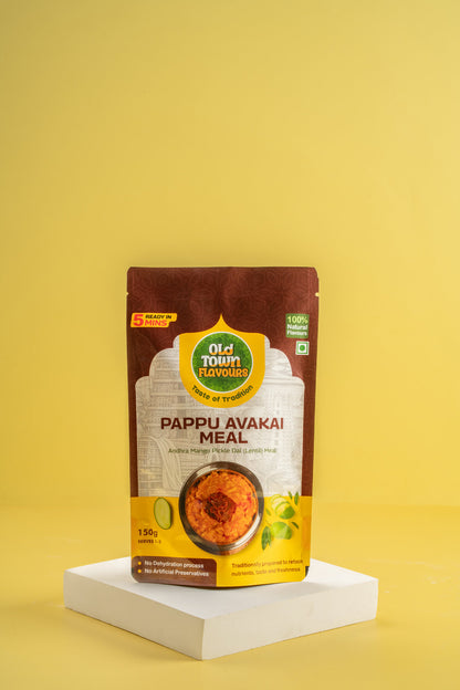 Pappu Avakai Annam (Spicy Andhra Daal Rice)