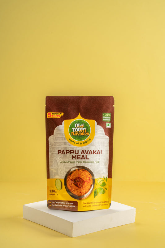 Pappu Avakai Annam (Spicy Andhra Daal Rice)